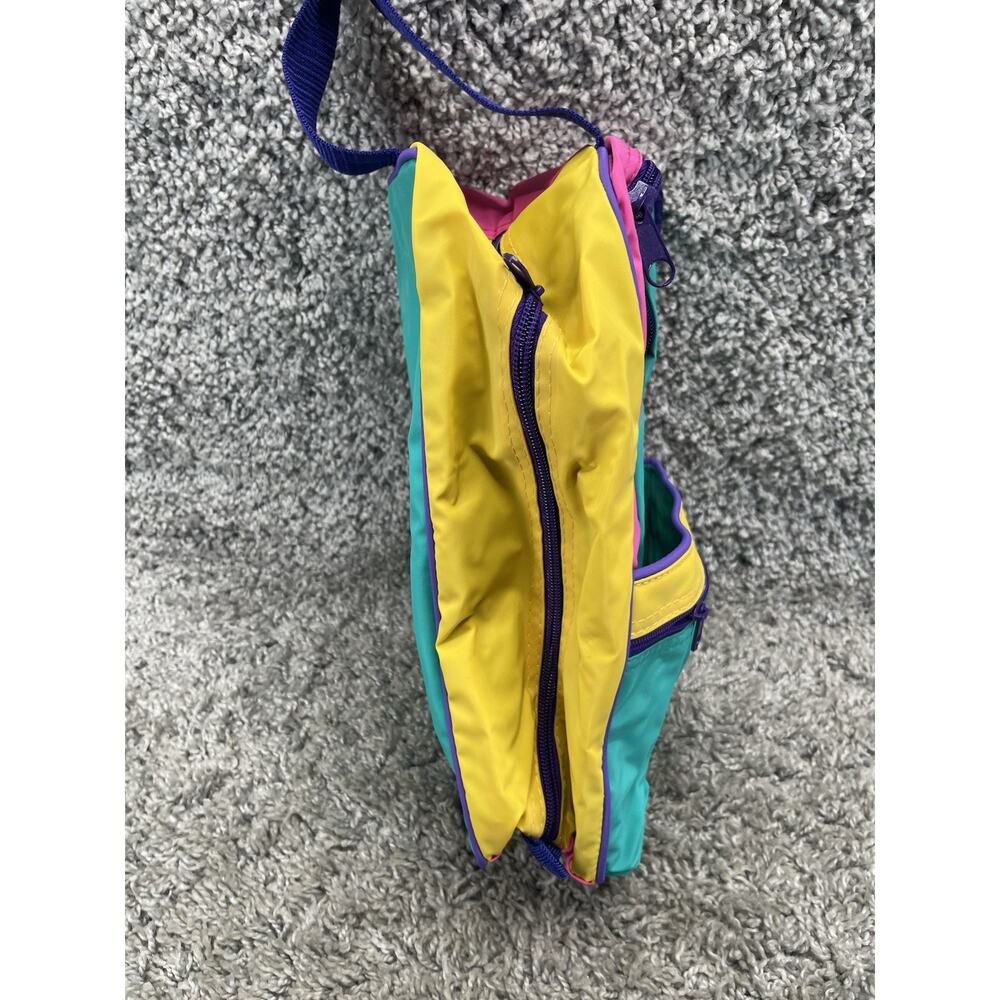 Vintage Original Multi Color 80s 90s Shaving Traveling Bag Colorful Rare - Picture 11 of 12